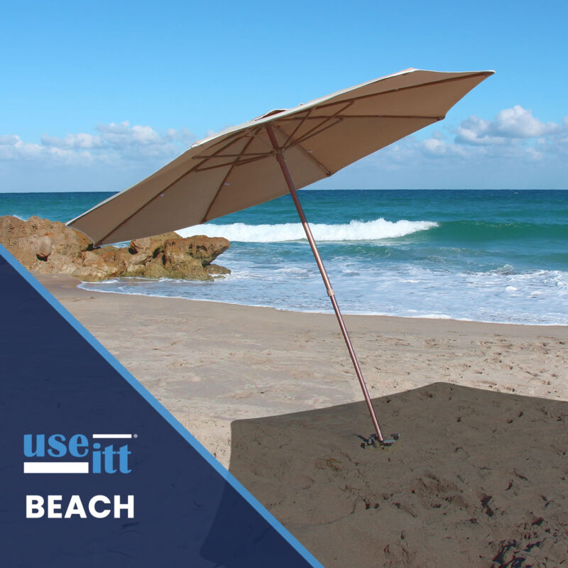 USEITT Umbrellas, Best Beach & Patio Umbrellas for Wind, Revolutionary Bases