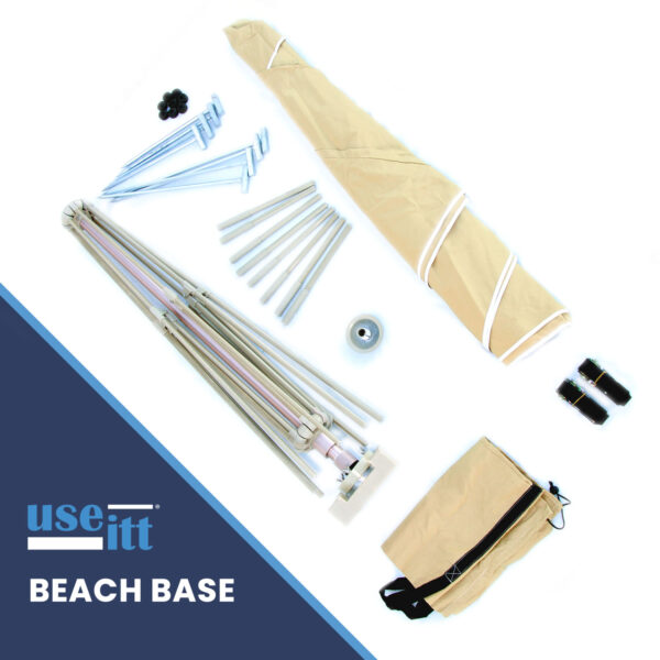 Best Umbrella for Beach, Bleachers, Ball Field, Tailgating, Picnic, Camping, and Hunting, Engineered Specifically for Wind.